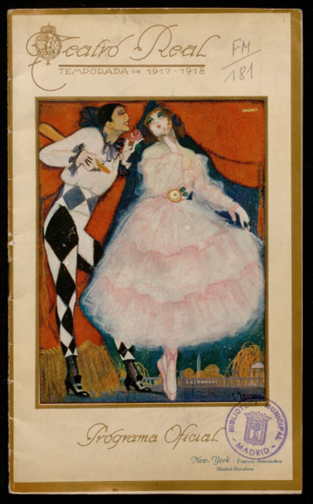 Miniatura de Sansón y Dalila : teatro real : temporada 1917-1918 : 1 de diciembre de 1917