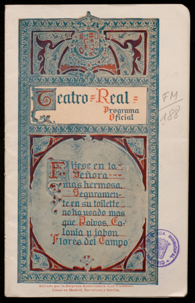 Miniatura de Rigoletto : teatro real : programa oficial : 16 de marzo de 1915