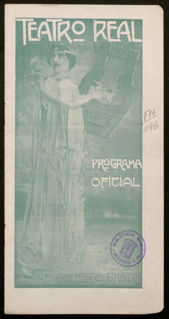 Miniatura de Los maestros cantores de Nüremberg : teatro real : programa oficial : 18 de diciembre de 1912