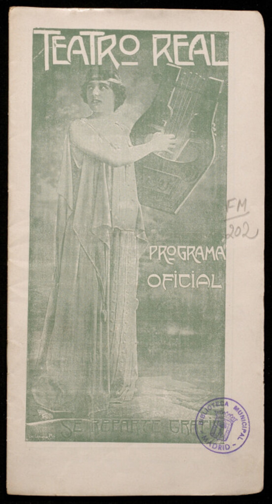 Miniatura de Los maestros cantores de Nüremberg : teatro real : programa oficial : 8 de febrero de 1913