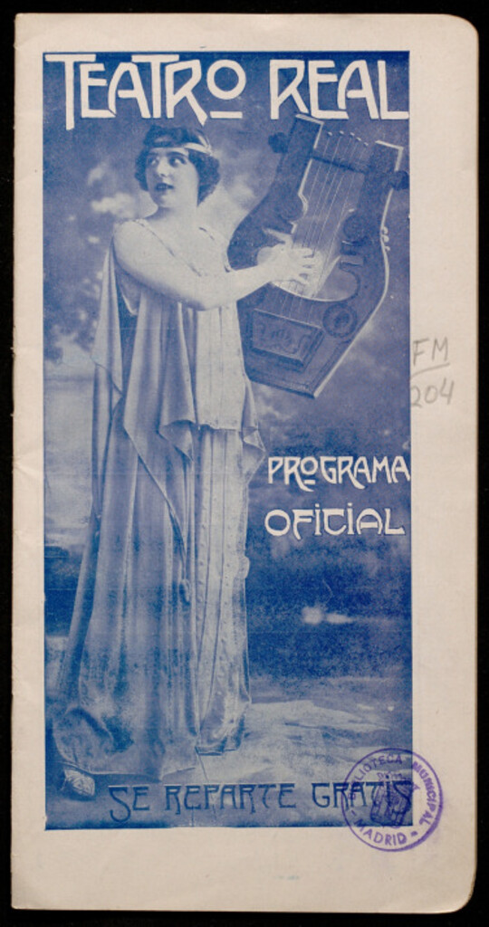 Miniatura de Hamlet : teatro real : programa oficial : 9 de marzo de 1913
