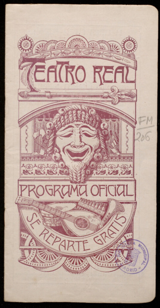 Miniatura de Parsifal : teatro real : programa oficial : 14 de enero de 1914