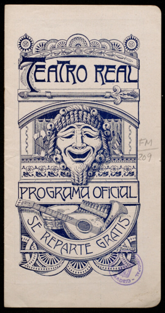 Miniatura de El barbero de Sevilla : teatro real : programa oficial : 14 de febrero de 1914
