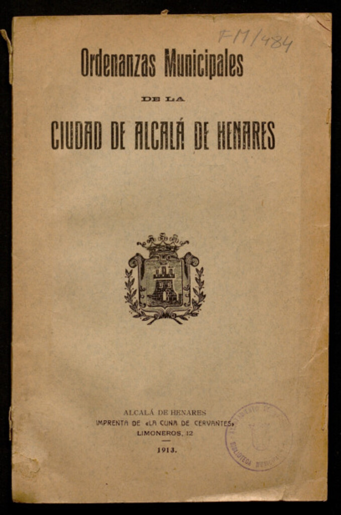 Miniatura de Ordenanzas municipales de la ciudad de Alcalá de Henares