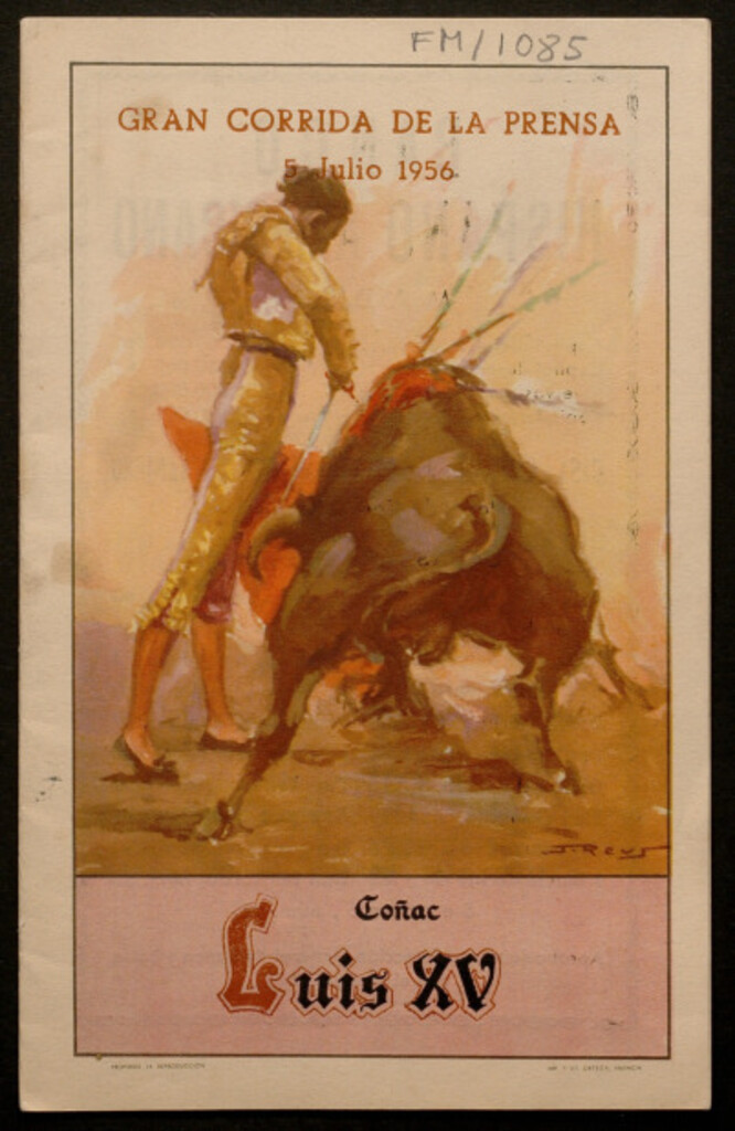 Miniatura de Gran corrida de la prensa 5 de julio de 1956 : programa oficial