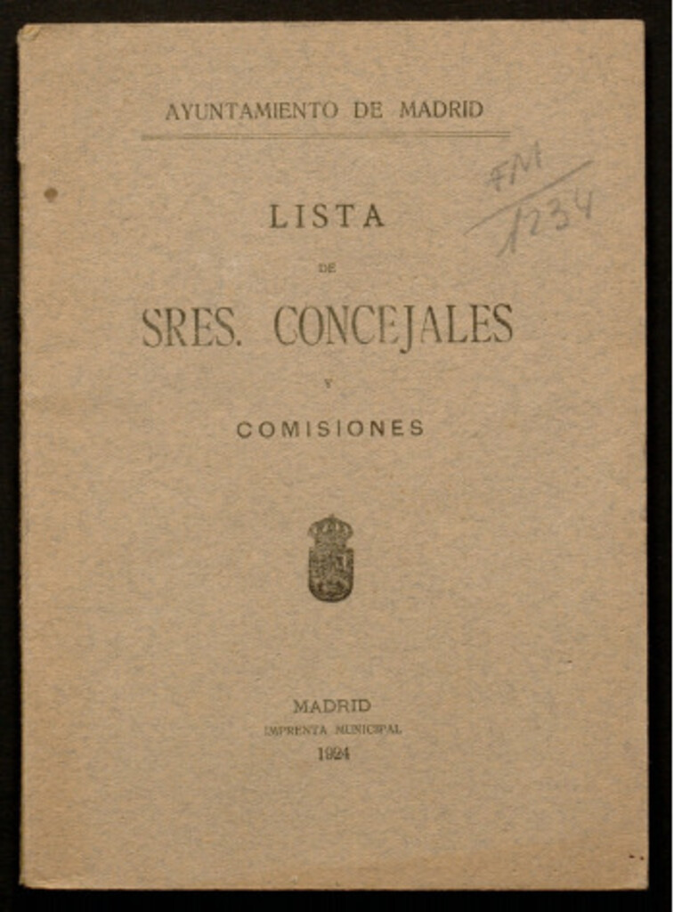 Miniatura de Lista de Señores Concejales y Comisiones