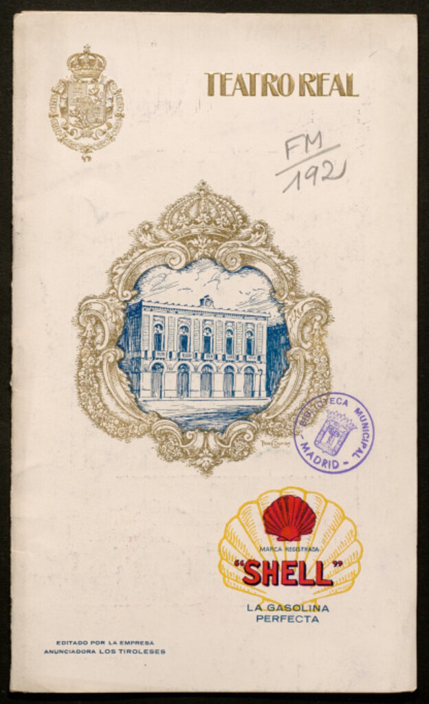 Miniatura de Octavo concierto vocal e instrumental : teatro real : programa oficial : 6 de febrero de 1924
