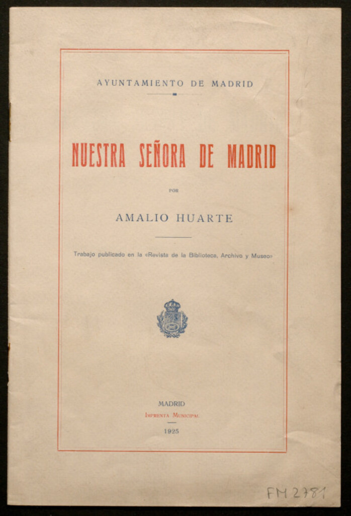 Miniatura de Nuestra Señora de Madrid