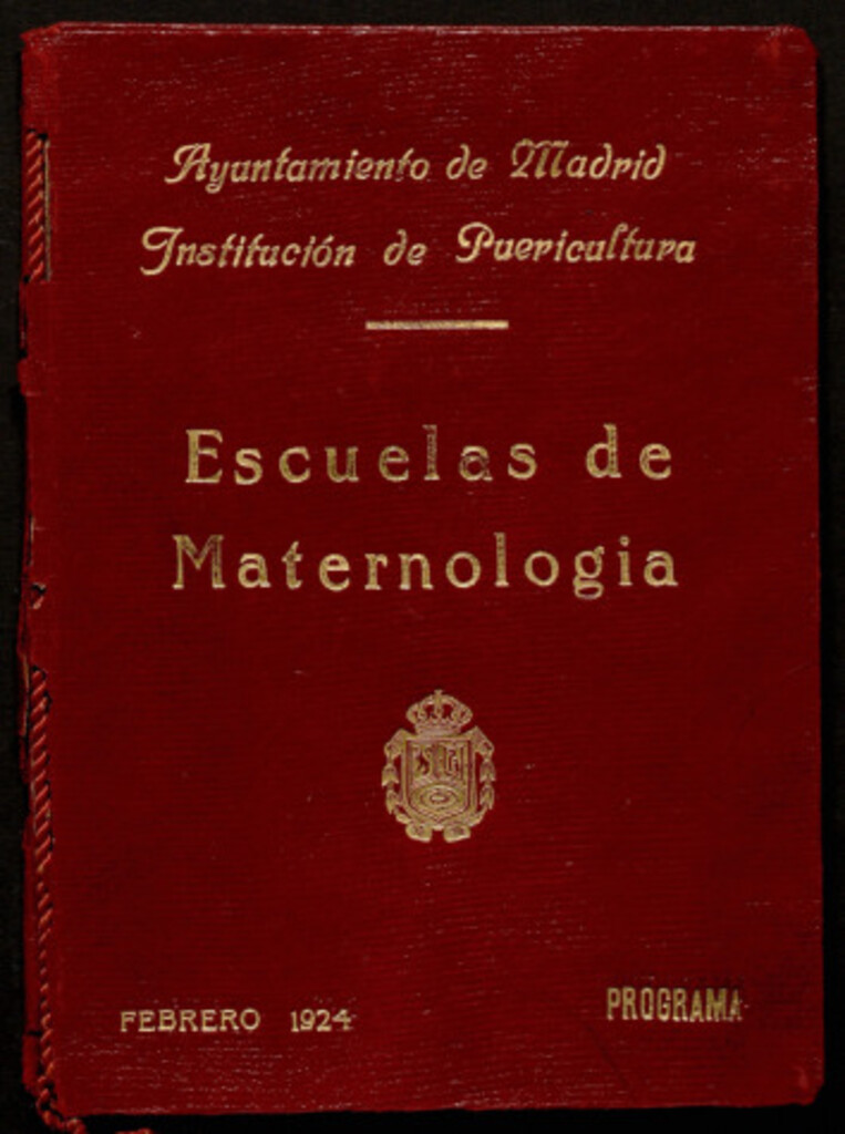 Miniatura de Programa del curso elemental de maternología y puericultura
