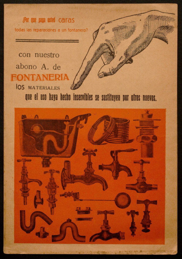 Miniatura de Al galope... [publicidad de fontaneria de Talleres Ideal]