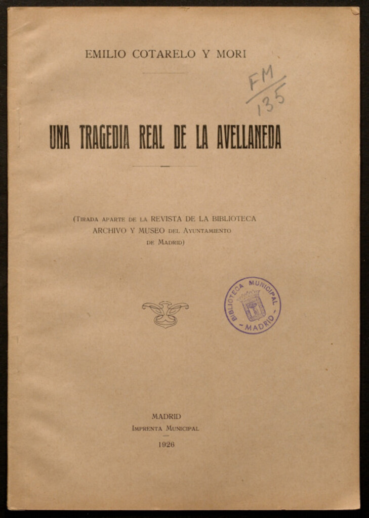 Miniatura de Una tragedia Real de la Avellaneda