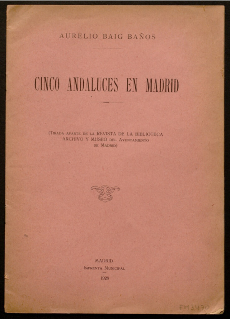 Miniatura de Cinco andaluces en Madrid