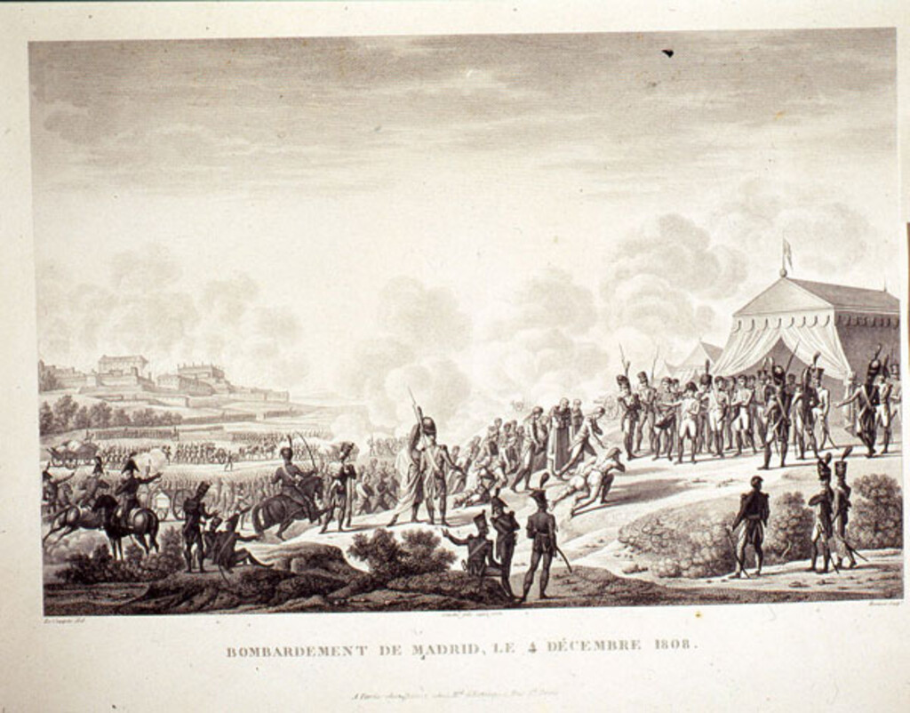 Miniatura de Bombardeo de Madrid, 4 de Diciembre de 1808