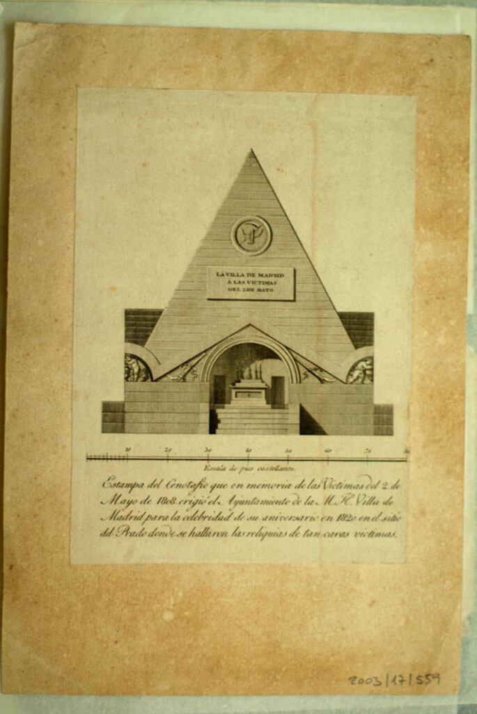 Miniatura de Cenotafio en memoria de las víctimas del 2 de Mayo de 1808