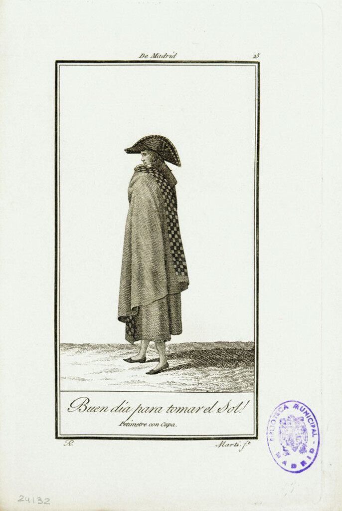 Miniatura de Petimetre con capa
