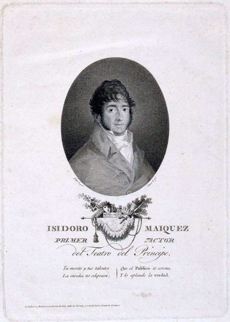 Miniatura de Retrato de Isidoro Maiquez