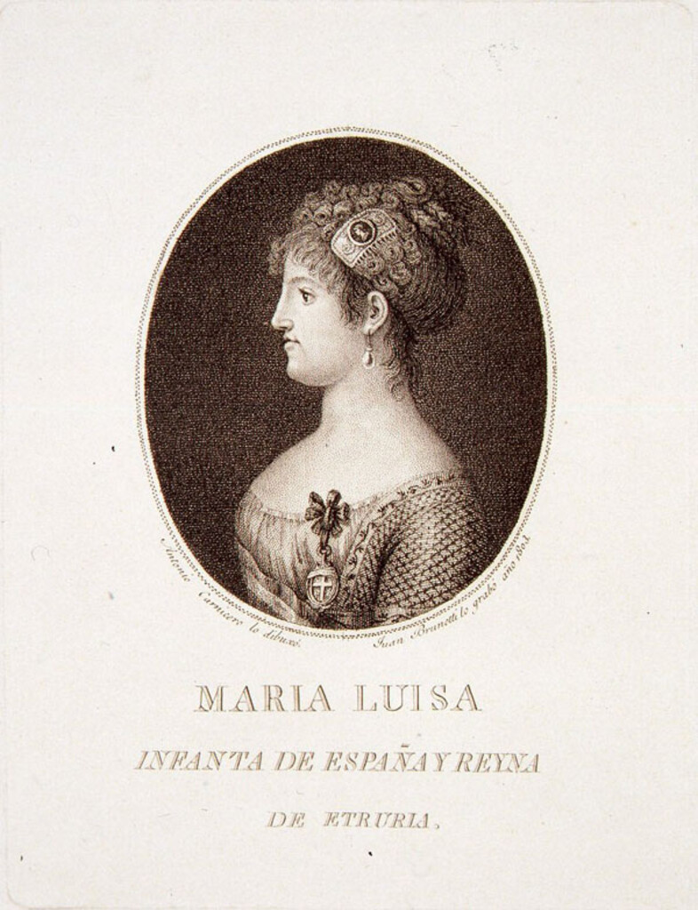 Miniatura de Retrato de María Luisa. Infanta de España