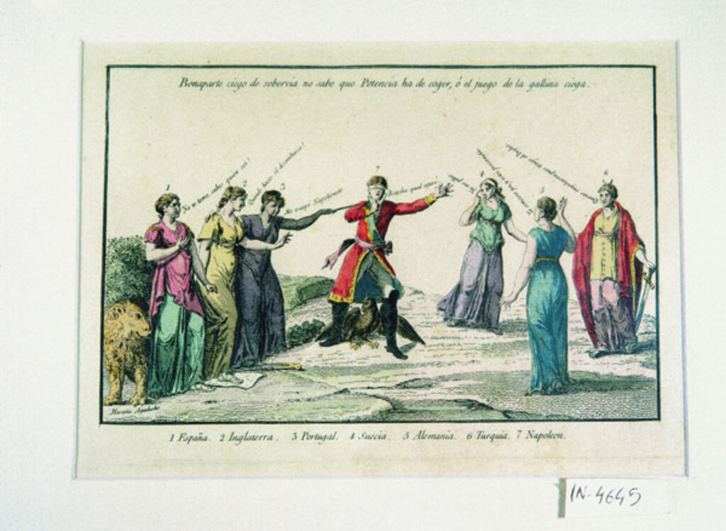 Miniatura de Sátira contra Napoleón