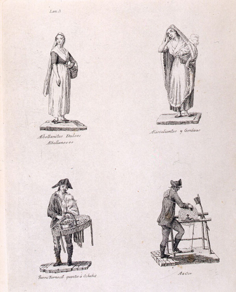 Miniatura de Vendedores de avellanas, rosquillas y el afilador