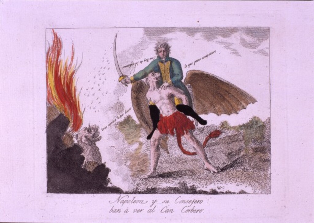 Miniatura de Sátira contra Napoleón