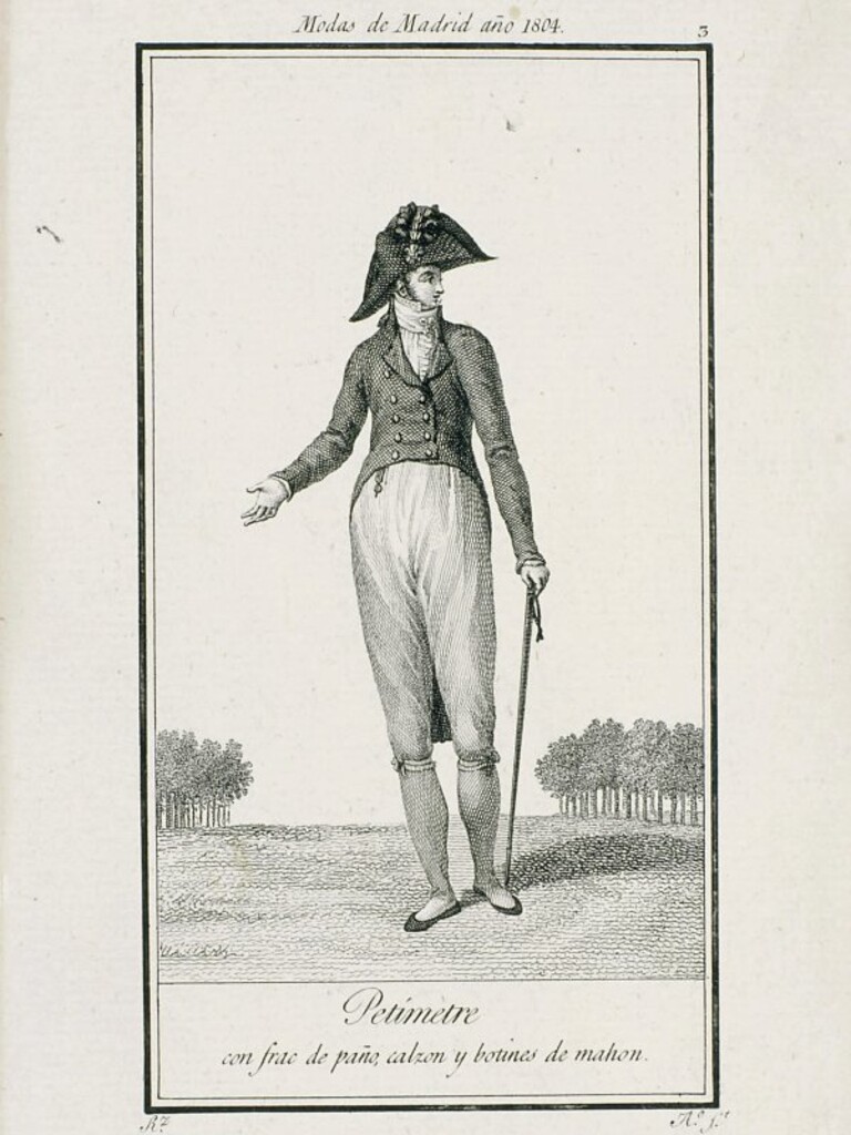 Miniatura de Petimetre