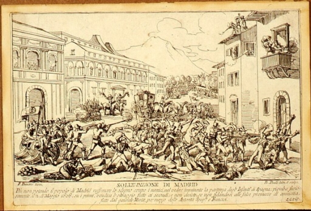 Miniatura de Levantamiento del 2 de mayo de 1808 en Madrid