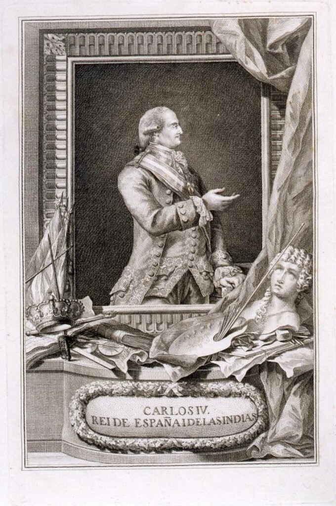 Miniatura de Retrato de Carlos IV