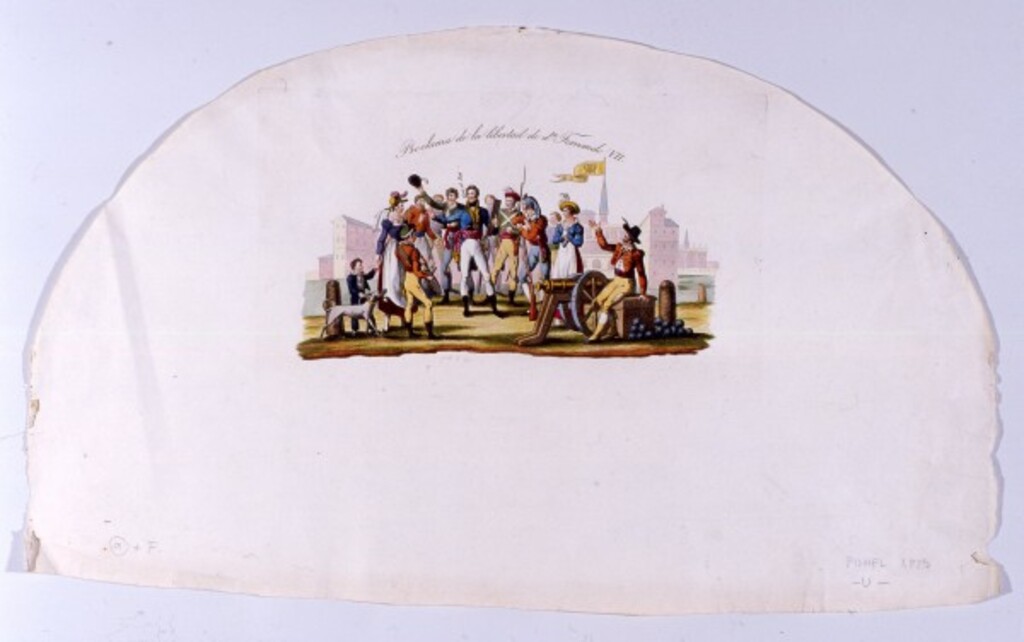 Miniatura de Proclama de la libertad de Fernando VII