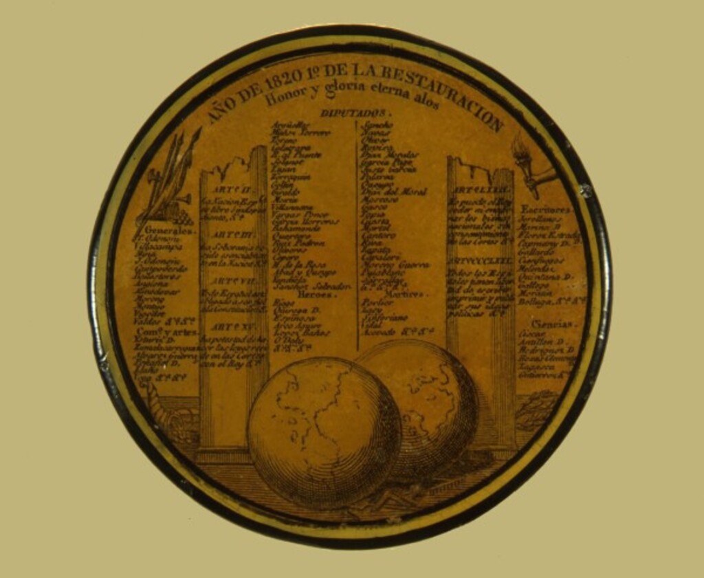 Miniatura de Jura de la constitución