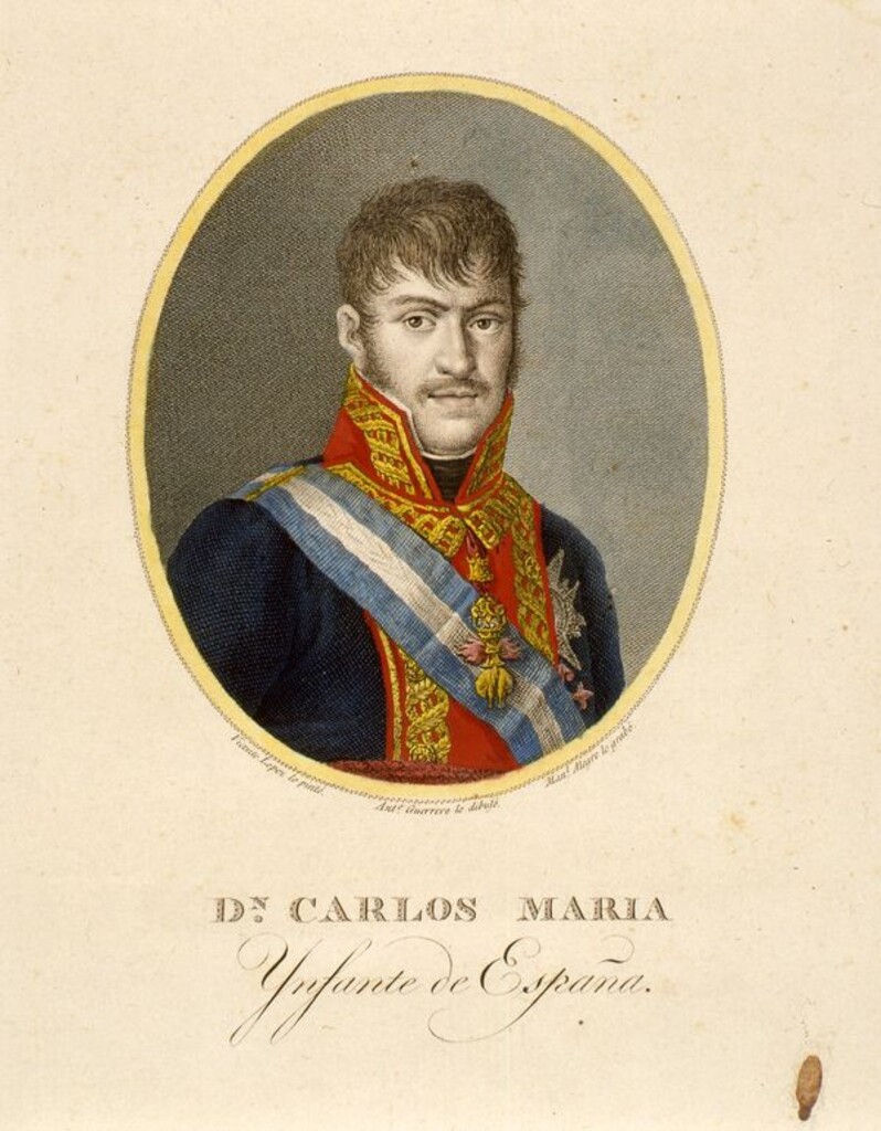 Miniatura de Retrato del Infante Carlos María Isidro