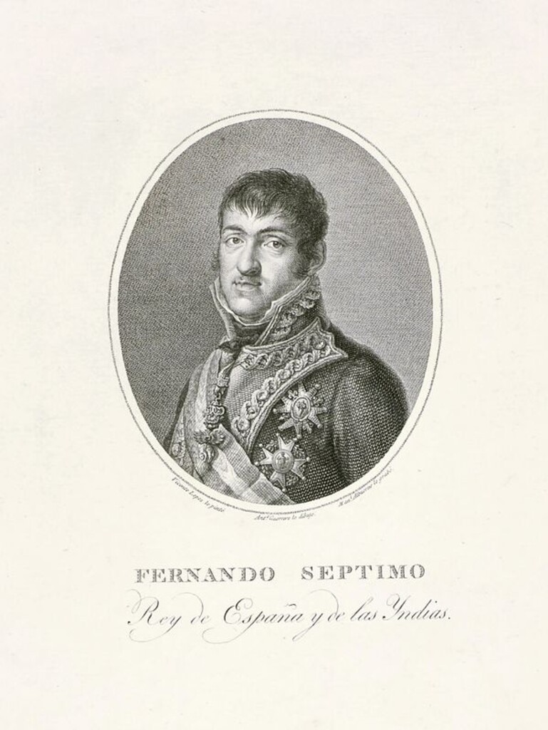 Miniatura de Retrato de Fernando VII