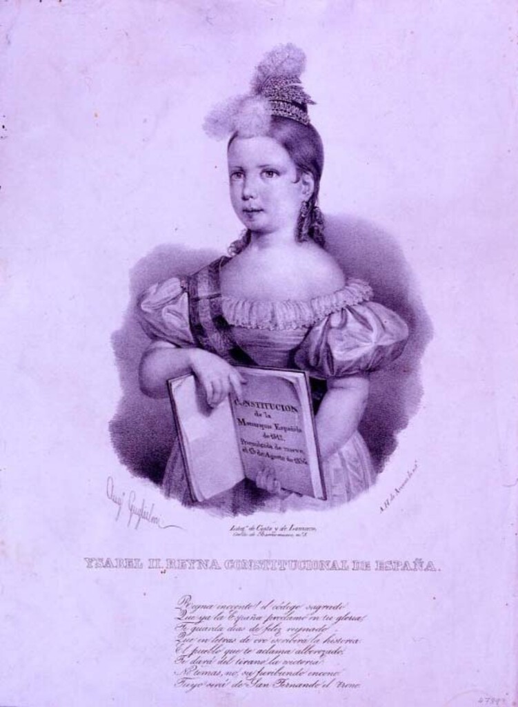 Miniatura de Isabel II