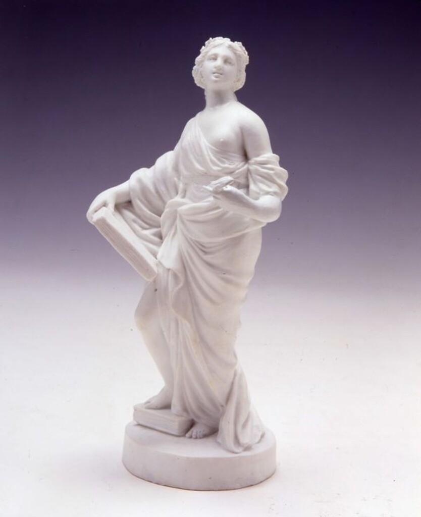 Miniatura de Clío, musa de la historia