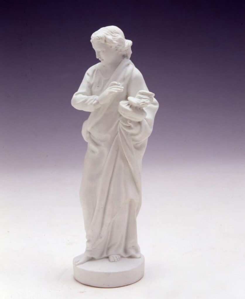 Miniatura de Figura de mujer ¿Virgen prudente?