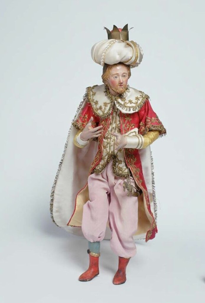 Miniatura de Belén napolitano. Gaspar