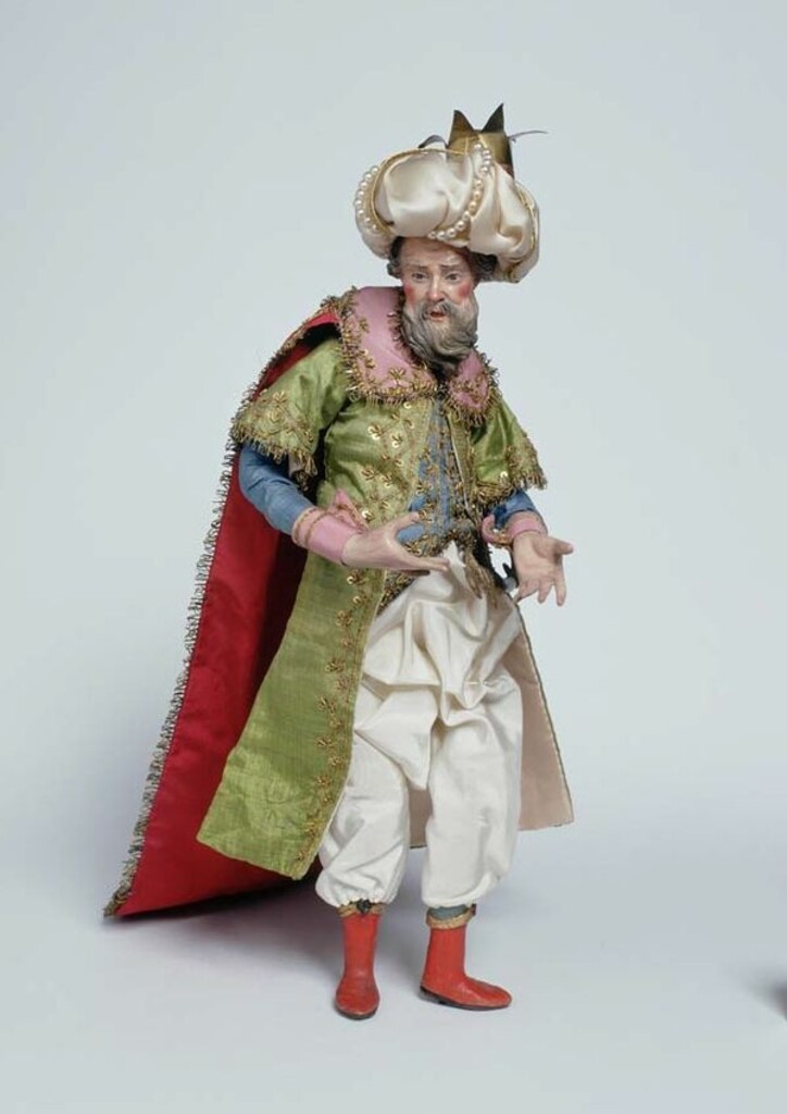 Miniatura de Belén napolitano. Melchor