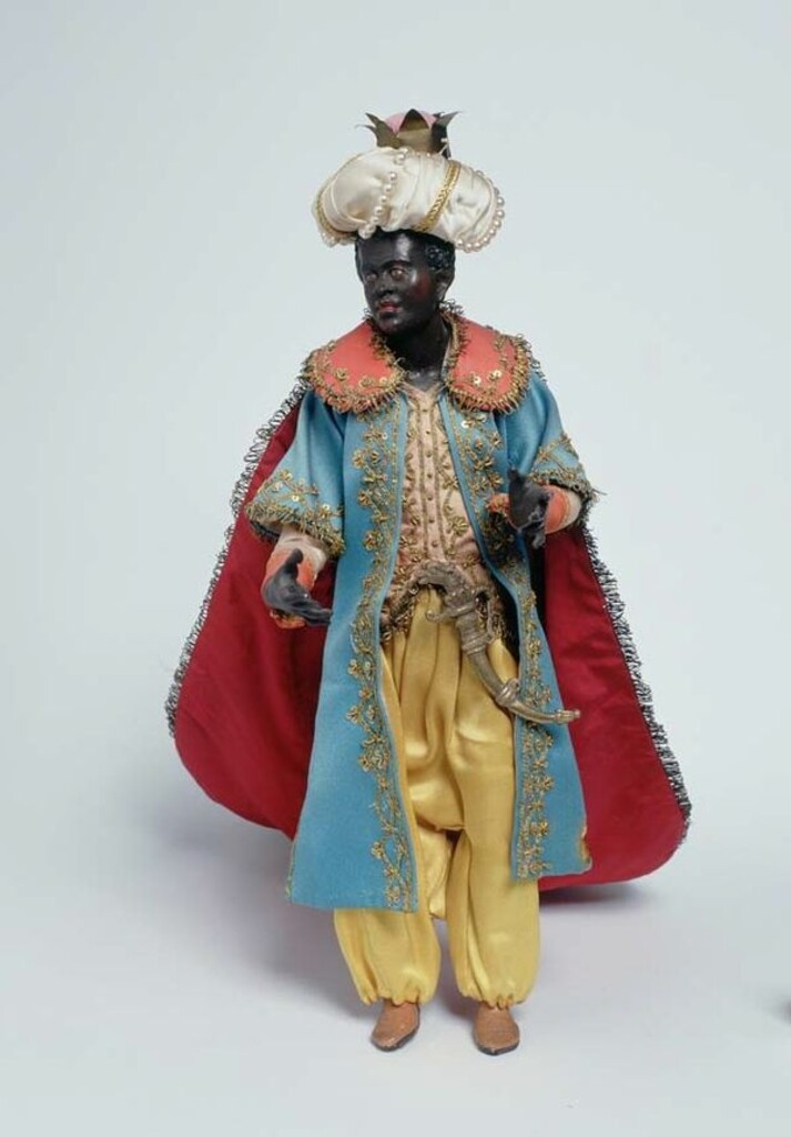 Miniatura de Belén napolitano. Baltasar