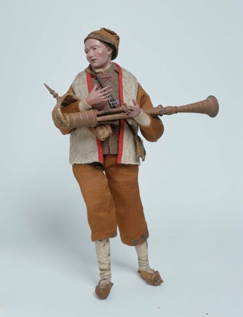 Miniatura de Belén napolitano. Pastor