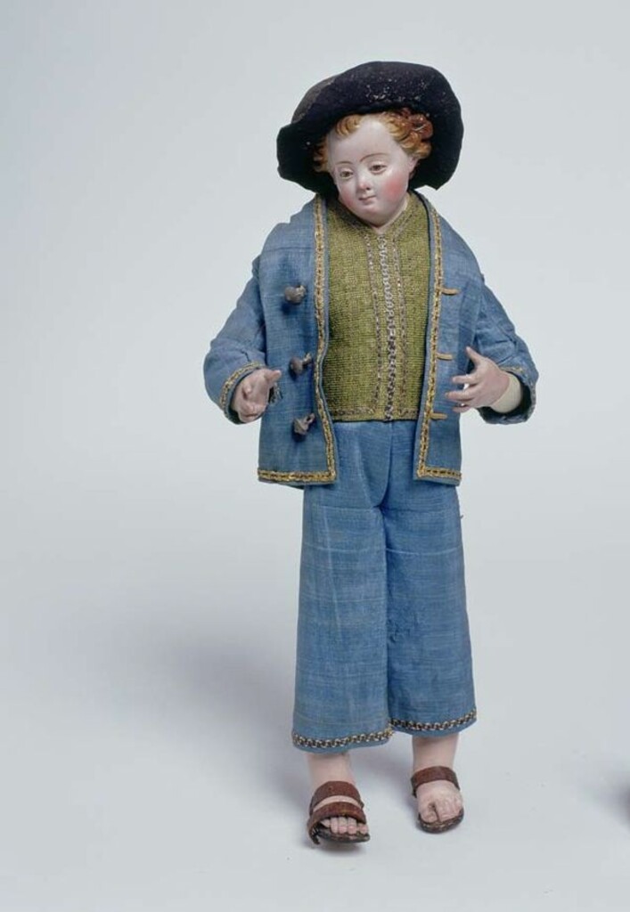 Miniatura de Belén napolitano. Joven campesino