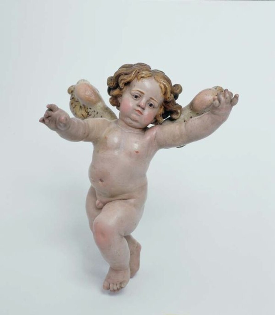 Miniatura de Belén napolitano. Ángel niño