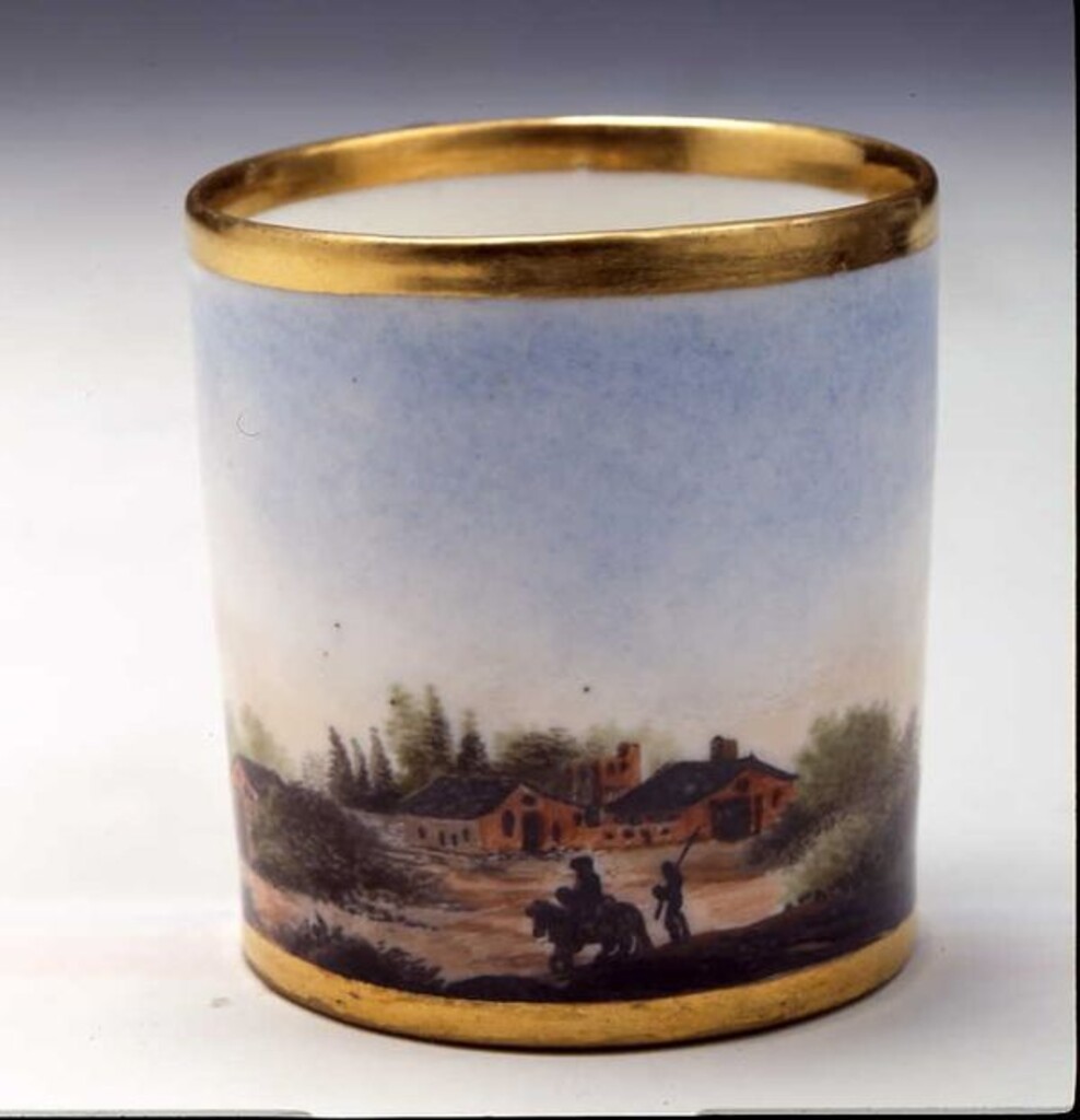 Miniatura de Taza con paisaje en miniatura