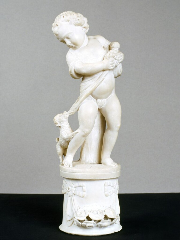 Miniatura de Niño con dos perritos