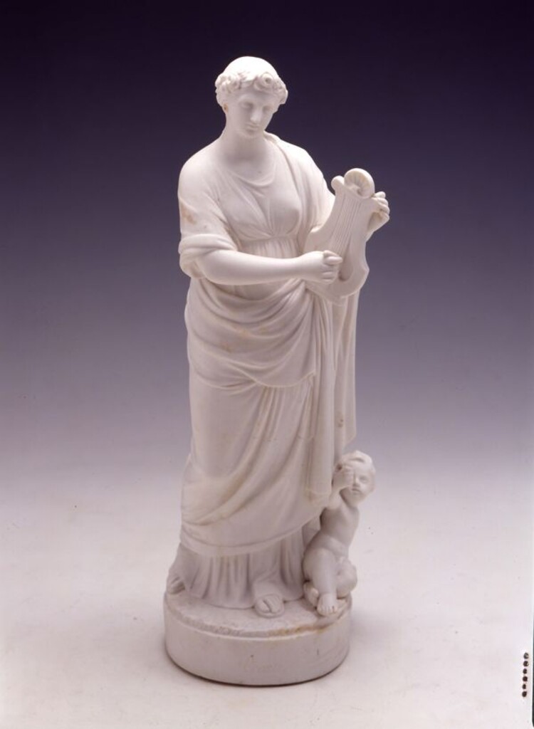Miniatura de Erato, musa de la poesía