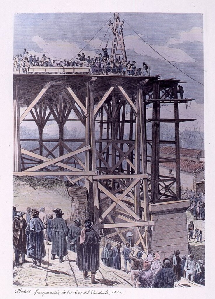 Miniatura de Inauguración de las obras del Viaducto. 1870