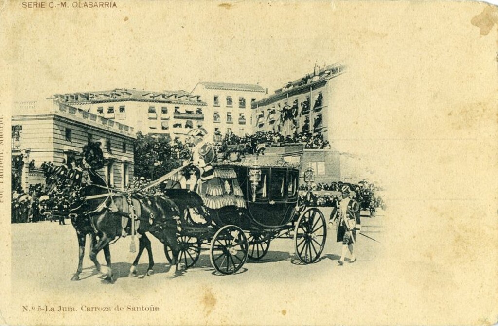 Miniatura de La jura. Carroza de Santoña