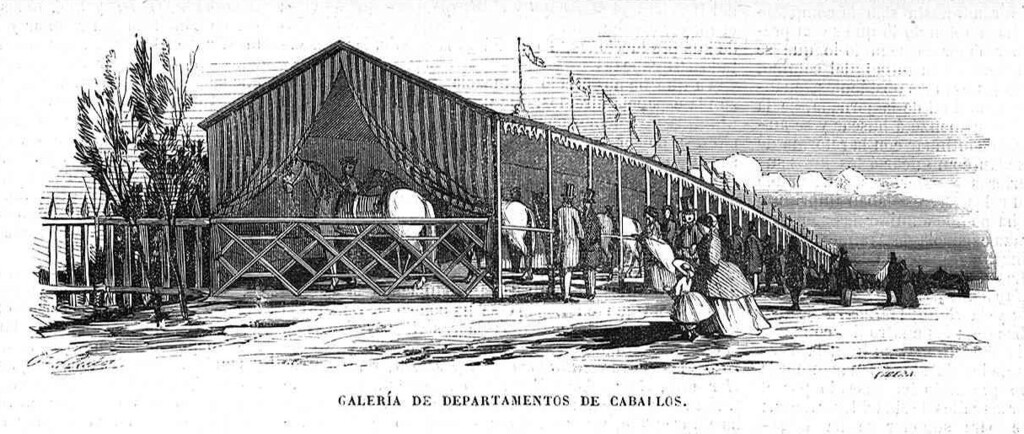 Miniatura de Galería de departamento de caballos de la Exposición de Agricultura de 1857