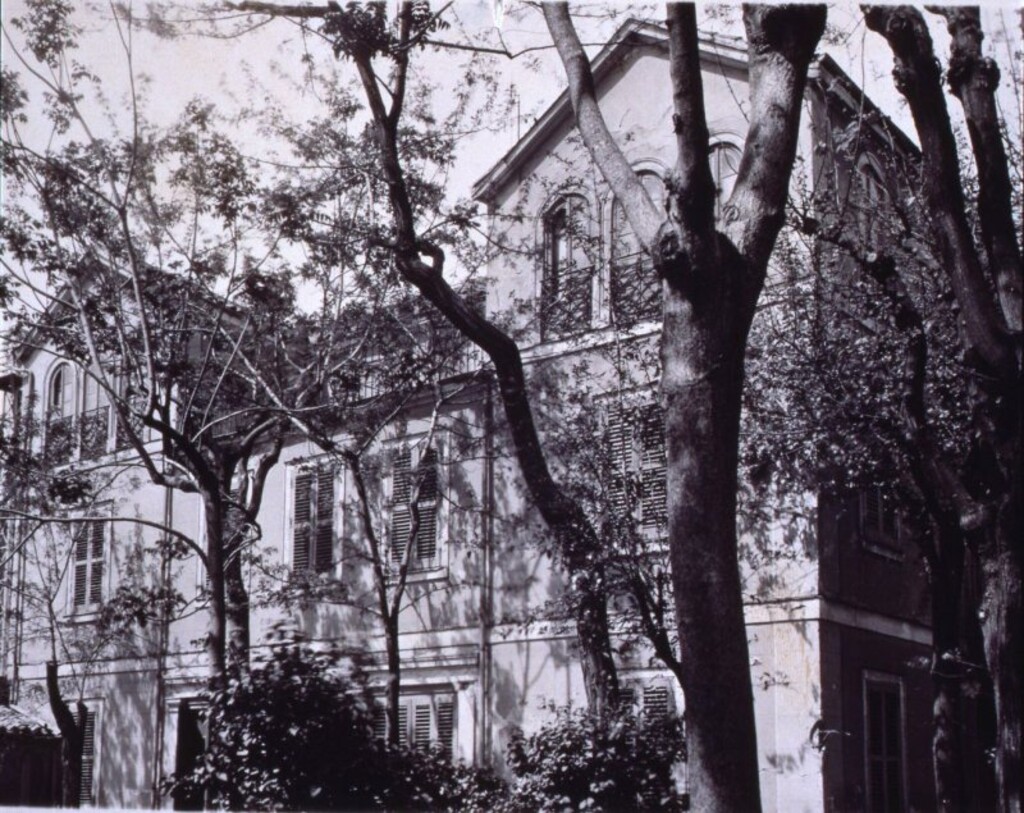 Miniatura de Casa de campo de los Sres. de Bruguera. Vista de la fachada posterior