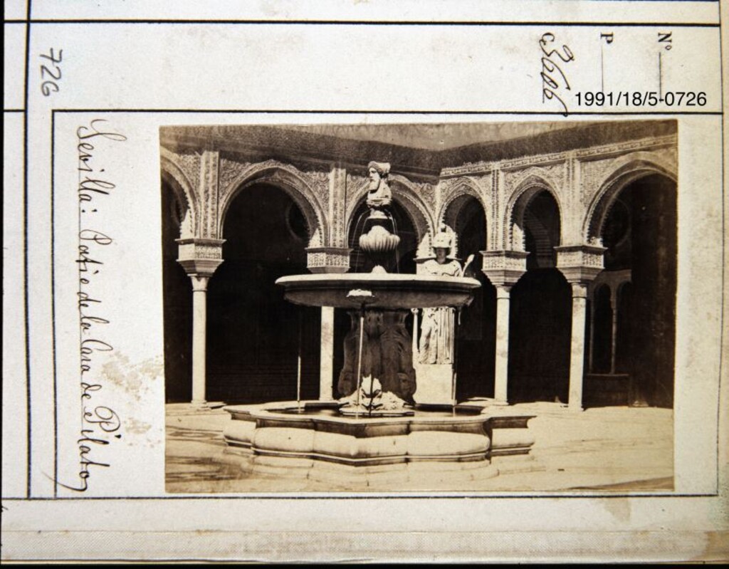 Miniatura de Patio de la Casa de Pilatos en Sevilla