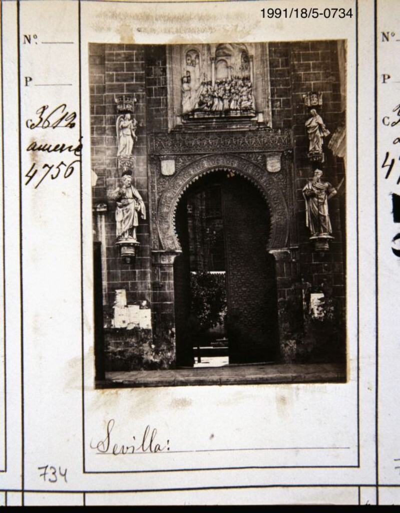 Miniatura de Entrada al Patio de los Naranjos de la Catedral de Sevilla