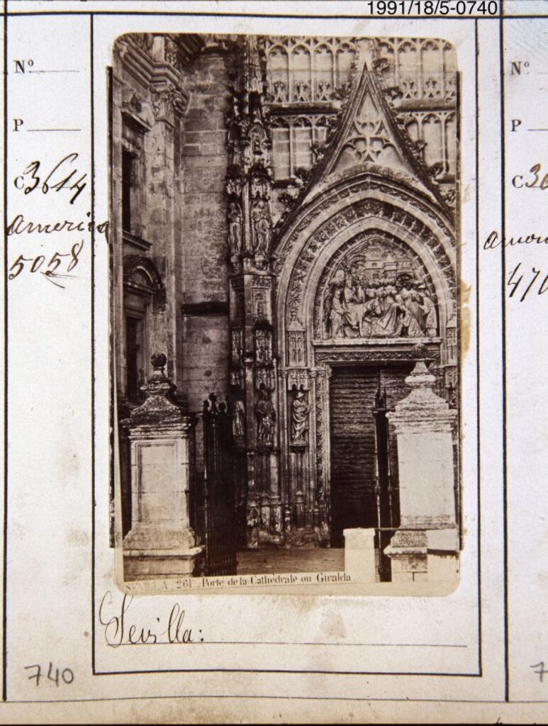 Miniatura de Puerta de las Campanillas de la Catedral de Sevilla